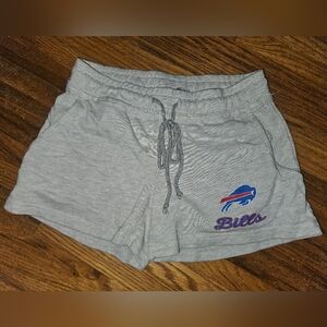 Buffalo Bills Gray Women's Lounge Shorts Team Apparel Size Small